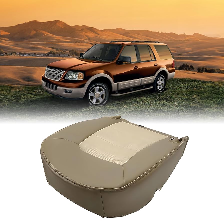 Amazon.com: NOVAPARTS Seat Cover Tan Synthetic Leather for